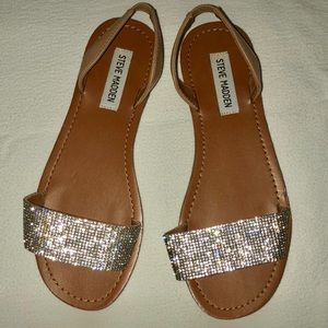 Steve Madden rhinestone sandals